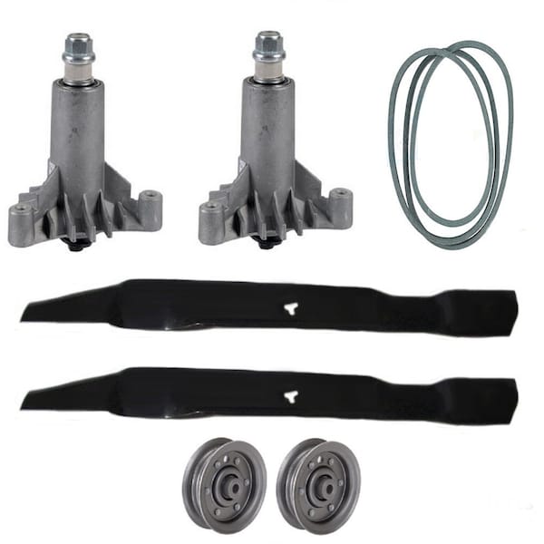 Aic Replacement Parts 53213149 42 Mower Deck Rebuild Kit Fits Husqvarna YTH150 YT150 Spindles Pulleys 121979X-DECKREBUILDKIT - main